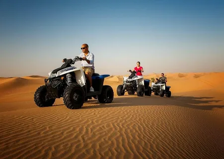 morning deserts safari with quad bike