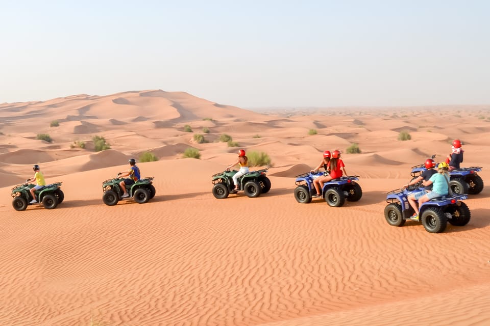 VIP desert safari with quad bike